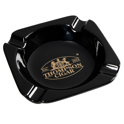 Thompson Cigar 4-Finger Ceramic Ashtray