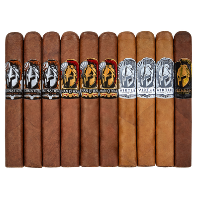 Man O' War Box-Pressed 10-Cigar Sampler