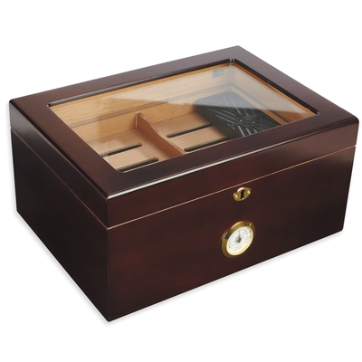 Whitetail II Glasstop Humidor 100 Capacity