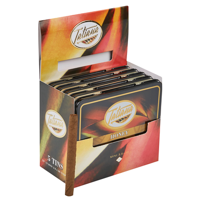 Tatiana Flavored Mini Cigarillos Tins - Honey Mini